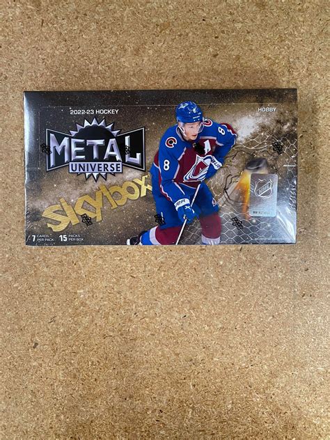 2022/23 upper deck skybox metal universe hockey hobby box|metal universe upper deck hockey.